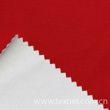 常州喜莱维纺织科技有限公司-棉锦弹力双层布 涂料刮色 风衣外套面料